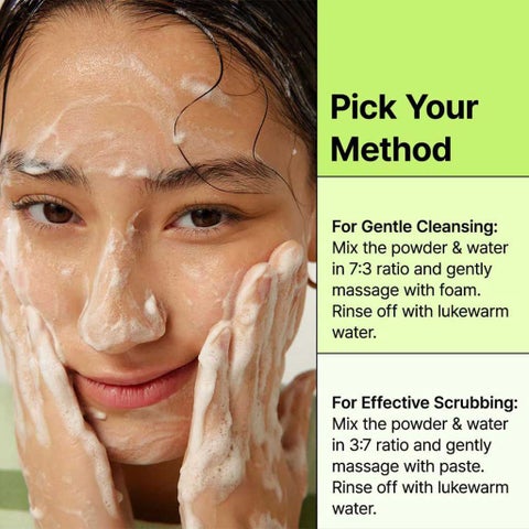 By Wishtrend Green Tea & Enzyme Powder Face Wash 110g