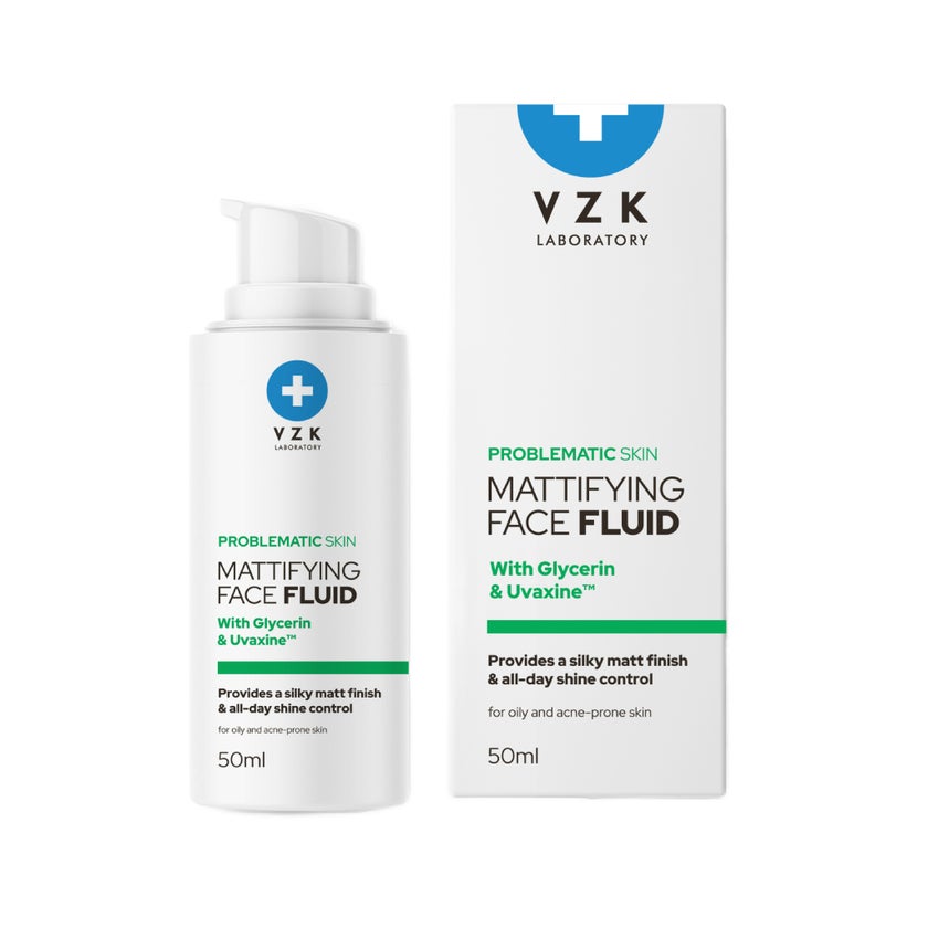 VZK Problematic Skin Mattifying Face Fluid, Oily & Acne Prone Skin - 50ml
