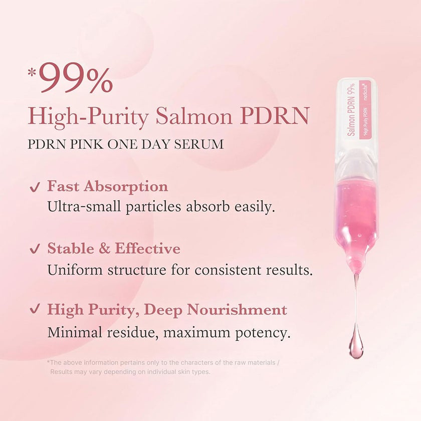Medicube PDRN Pink One Day Serum 1.5ml, Pack of 10's