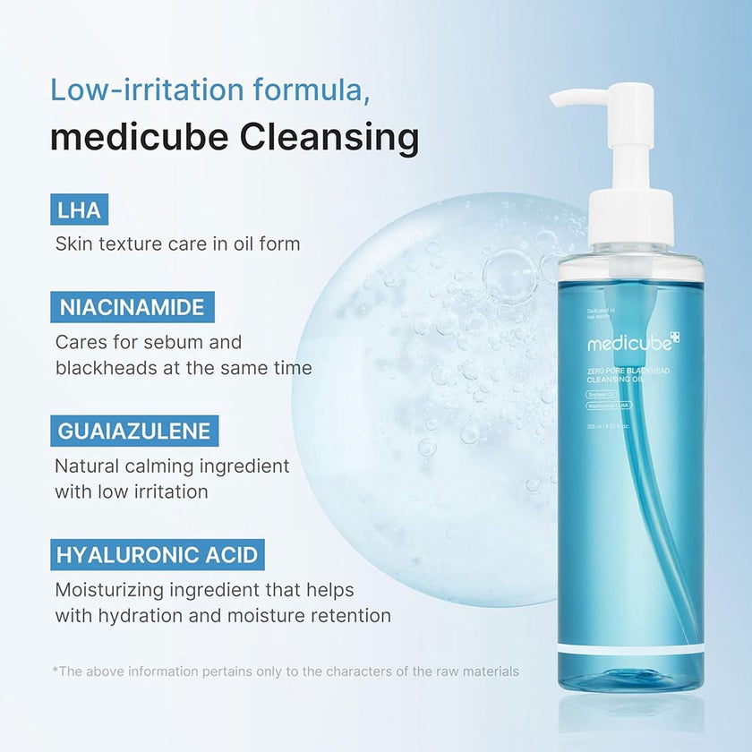 Medicube Zero Pore Blackhead Deep Cleansing Oil 205ml