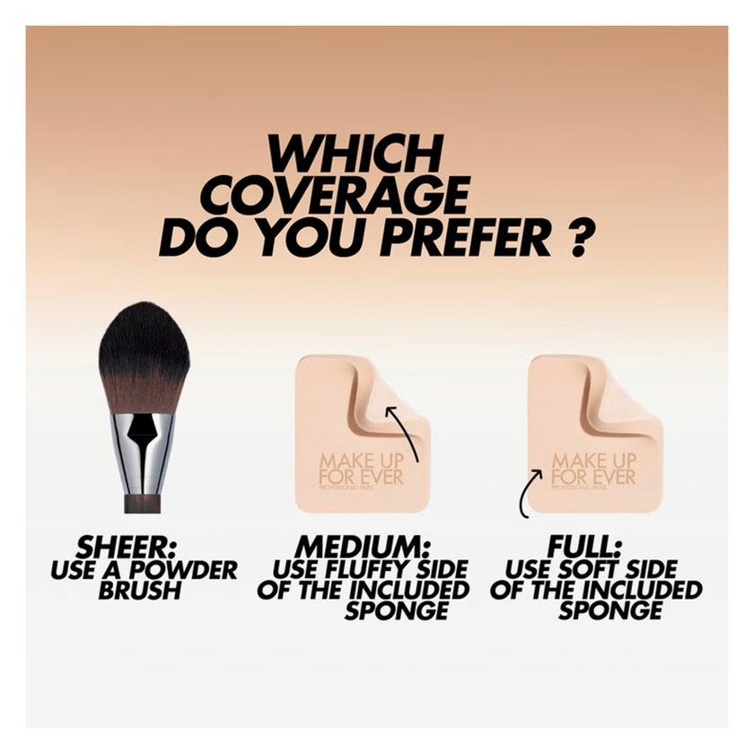 Make Up For Ever HD Skin Matt Powder Foundation 11g - Cool Ivory/1R12