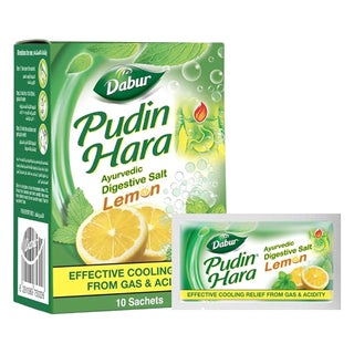 Dabur Pudin Hara Fizz Lemon Sachets, Pack of 10's