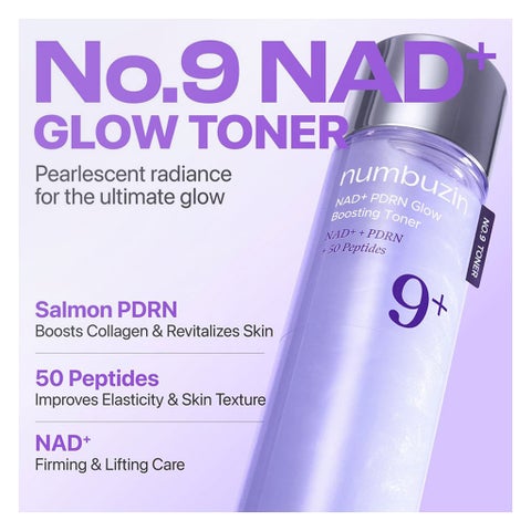 Numbuzin No.9 NAD+ PDRN Glow Boosting Toner 150ml