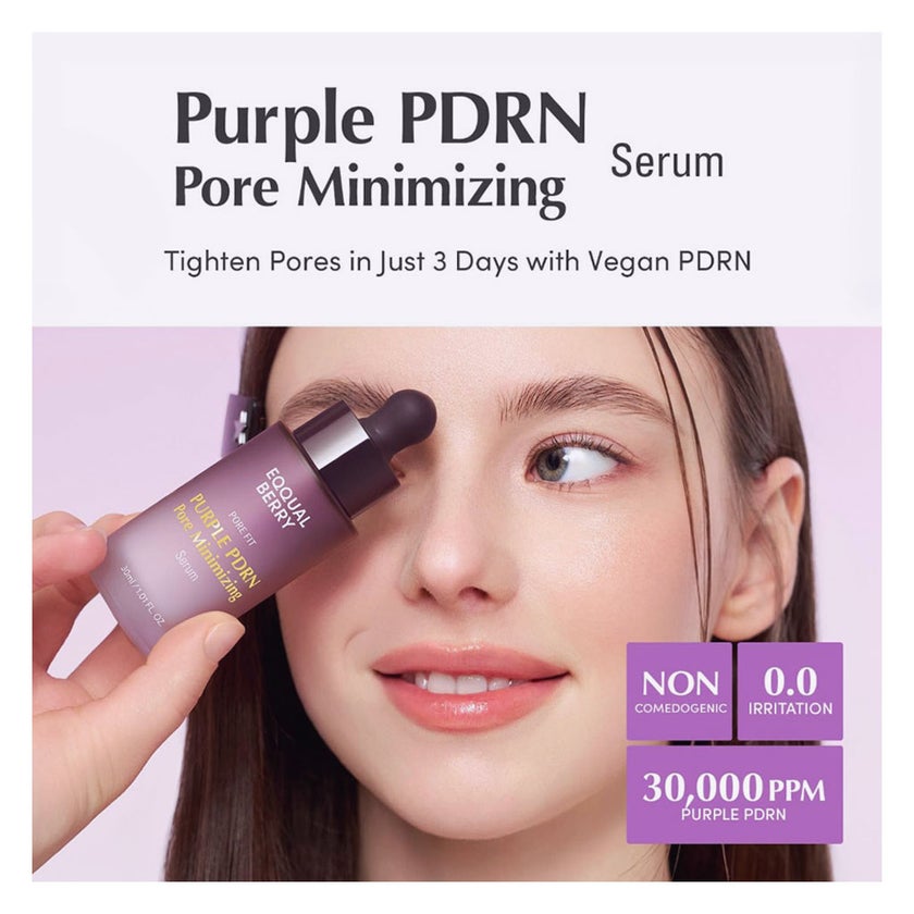 Eqqualberry Pore Fit Purple PDRN Pore Minimizing Serum 30ml