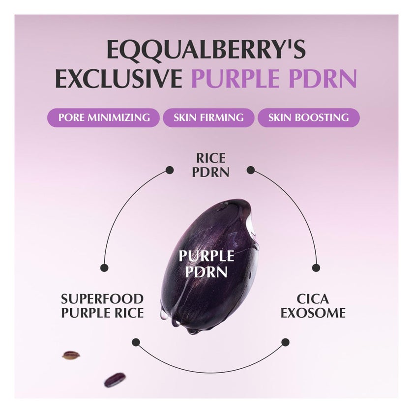 Eqqualberry Pore Fit Purple PDRN Pore Minimizing Serum 30ml