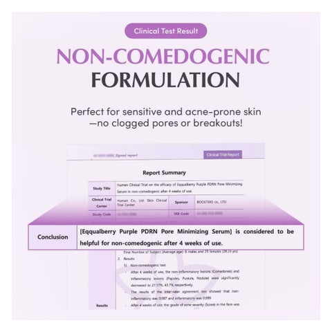 Eqqualberry Pore Fit Purple PDRN Pore Minimizing Serum 30ml