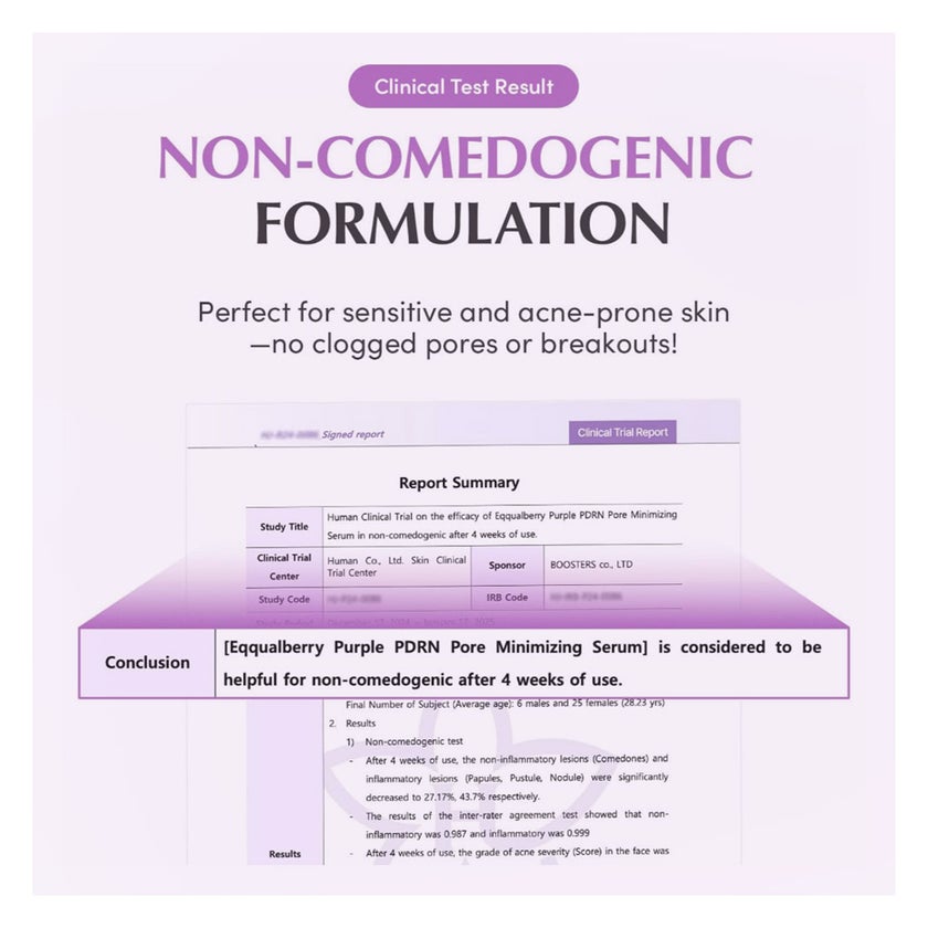 Eqqualberry Pore Fit Purple PDRN Pore Minimizing Serum 30ml