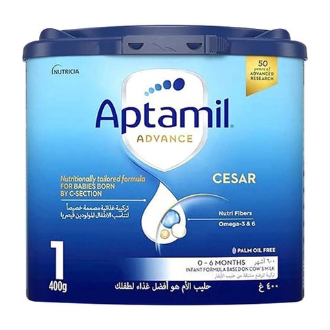 Aptamil Stage 1 Advance Cesar Milk Formula For 0-6 Months 400g