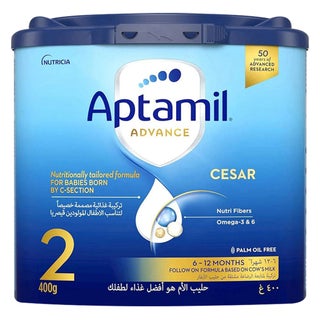 Aptamil Stage 2 Advance Cesar Milk Formula For 6-12 Months 400g