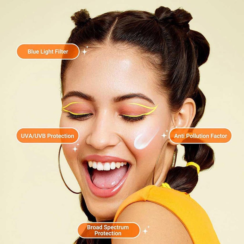 Aqualogica Glow+ Dewy SPF50+ PA++++ Face Sunscreen Gel 80g