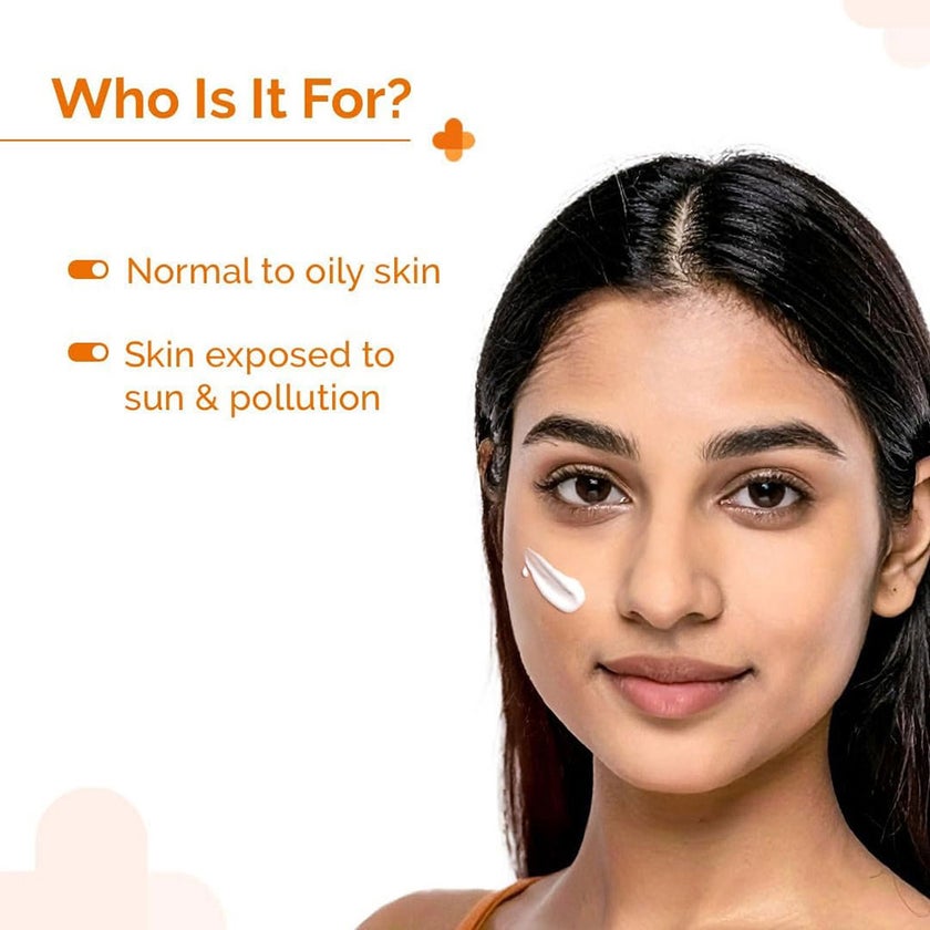 The Derma Co 1% Hyaluronic SPF50 Face Sunscreen Aqua Gel 30g