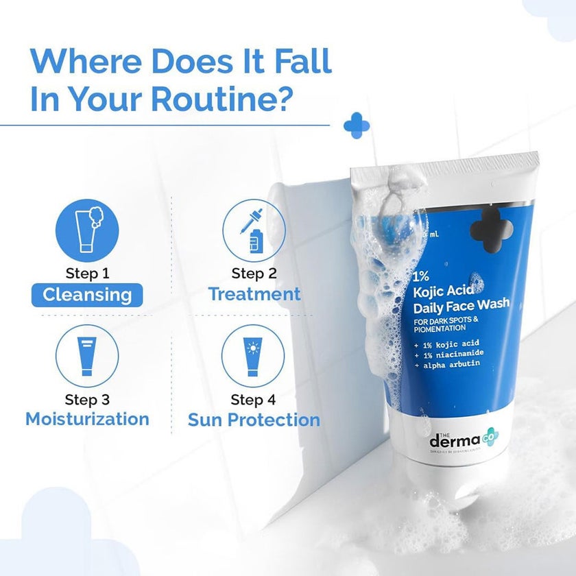 The Derma Co 1% Kojic Acid Daily Face Wash 100ml