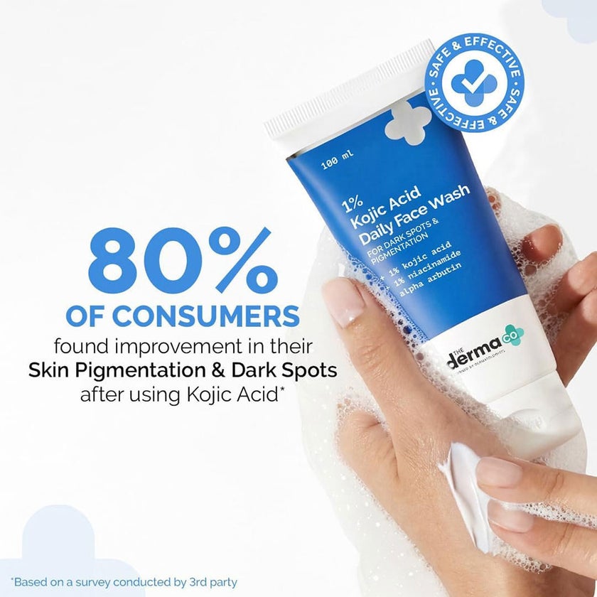 The Derma Co 1% Kojic Acid Daily Face Wash 100ml