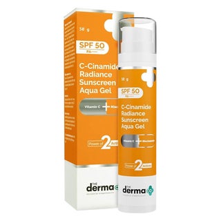The Derma Co C-Cinamide SPF50 Face Sunscreen Aqua Gel 50g
