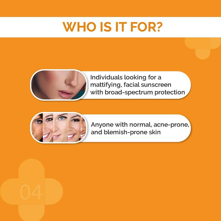 The Derma Co Ultra Matte SPF60 Face Sunscreen Gel 50g