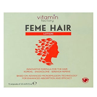 Vitamin Factory Feme Hair Lotion Ampoules 3.5ml, Pack of 15's