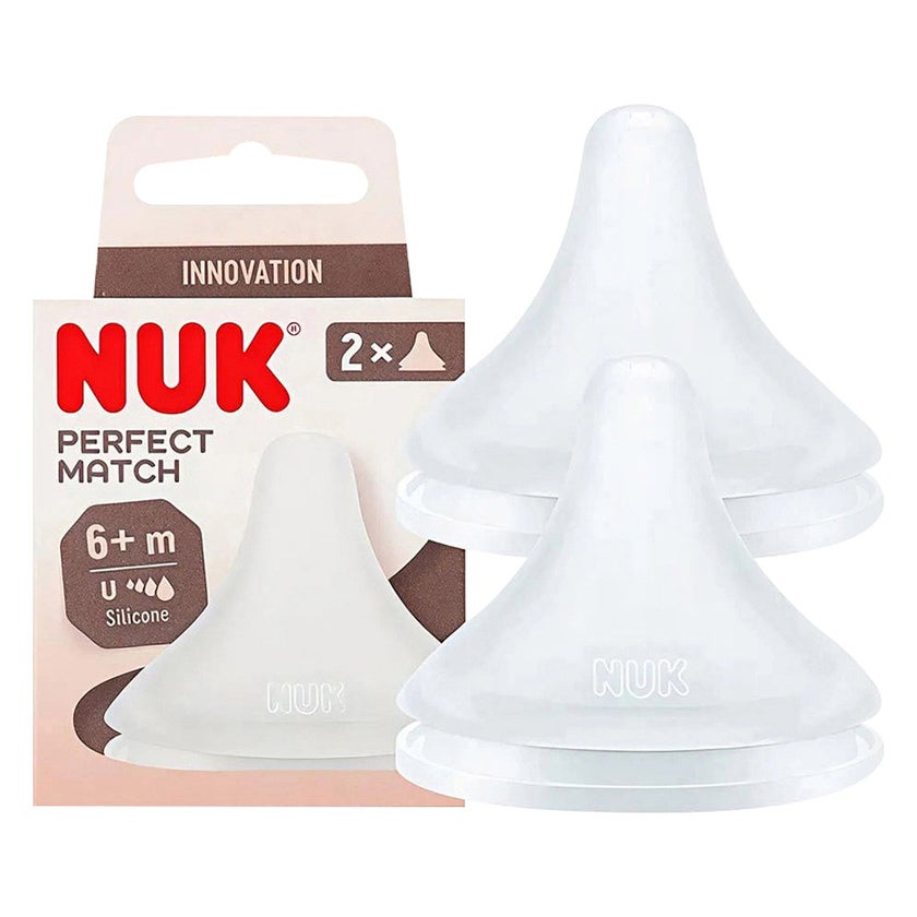 Nuk Perfect Match 6+ Months Baby Teat, Pack of 2's