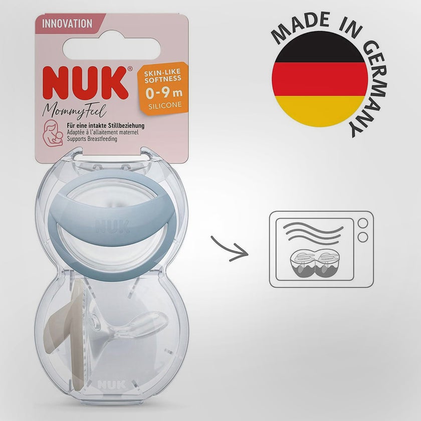 Nuk Mommy Feel 0-9 Months Baby Pacifier, Pack of 2's