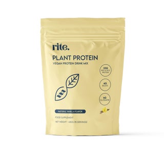Rite Plant Protein Natural Vanilla Flavor Drink Mix 450g, 15 Servings