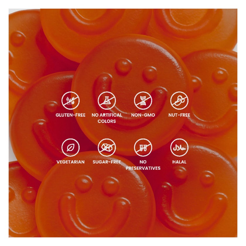 Obu Hair, Skin & Nails Mixed Berry Flavor Adult Gummies, Pack of 60’s