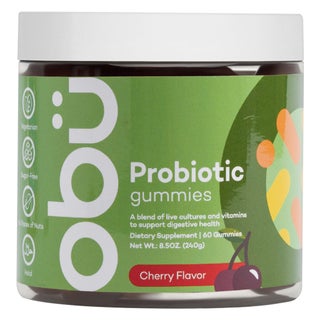Obu Probiotic Cherry Flavor Adult Gummies, Pack of 60's