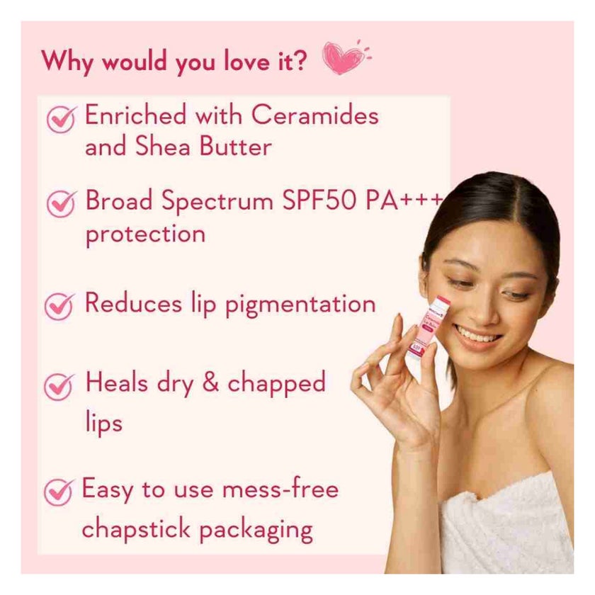 WishCare Ceramide SPF50 PA +++ Tinted Lip Balm 5g