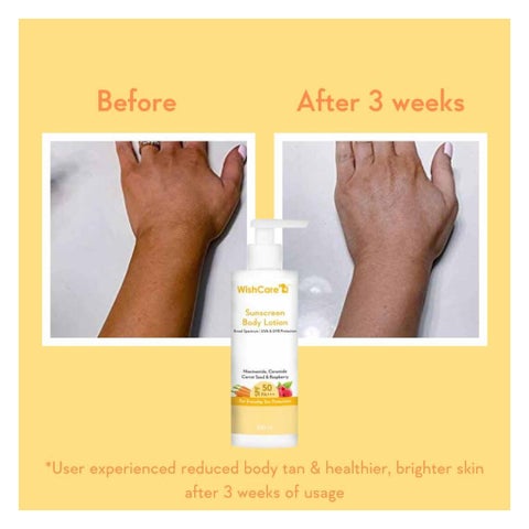 WishCare SPF50 PA+++ Sunscreen Body Lotion 200ml