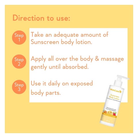 WishCare SPF50 PA+++ Sunscreen Body Lotion 200ml