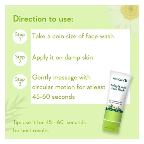 WishCare Salicylic Acid Face Wash 100ml