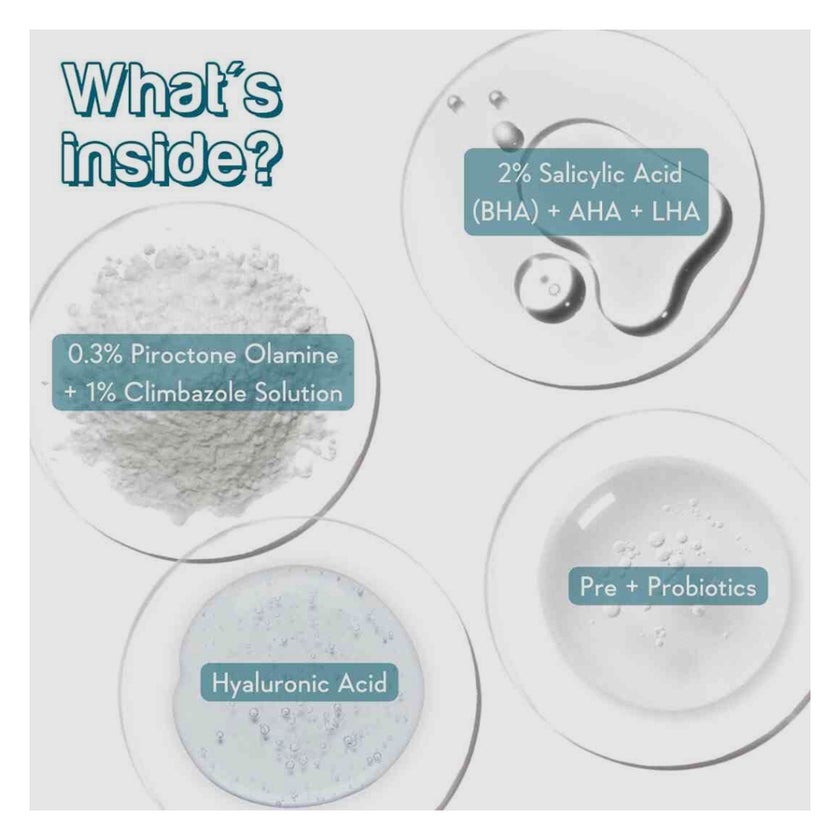 WishCare AHA BHA Anti-Dandruff Hydrating Shampoo 250ml