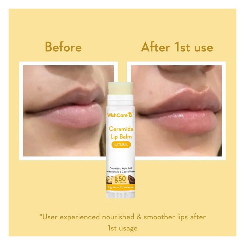 WishCare SPF50 PA+++ Ceramide Natural Lip Balm 5g