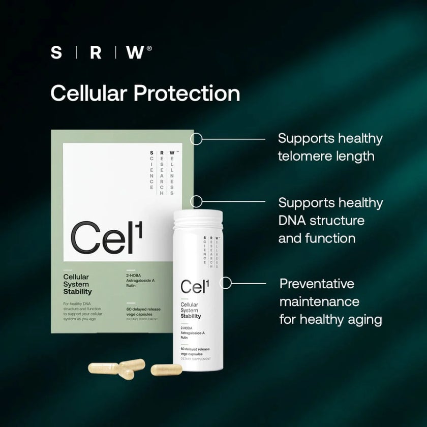 SRW Cel1 Cellular System Stability Capsules, Healthy Aging - 60 Capsules