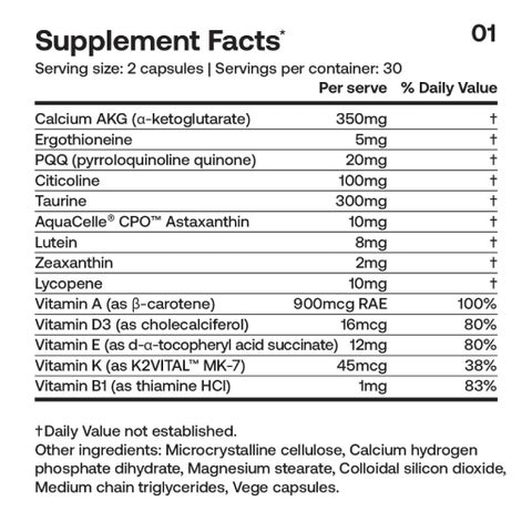 SRW Cele Cellular System Essential Capsules, Healthy Aging - 60 Capsules