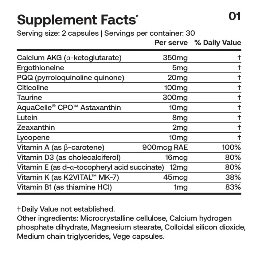 SRW Cele Cellular System Essential Capsules, Healthy Aging - 60 Capsules