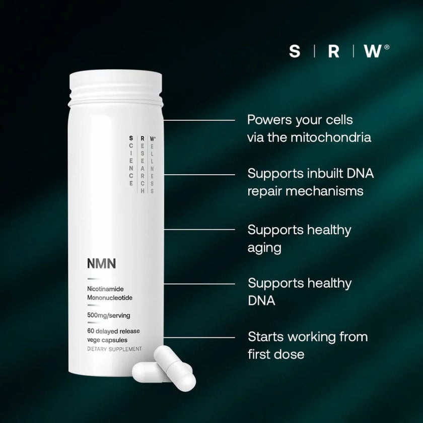 SRW Sil Cellular Energy NMN Capsules, Healthy Aging - 60 Capsules