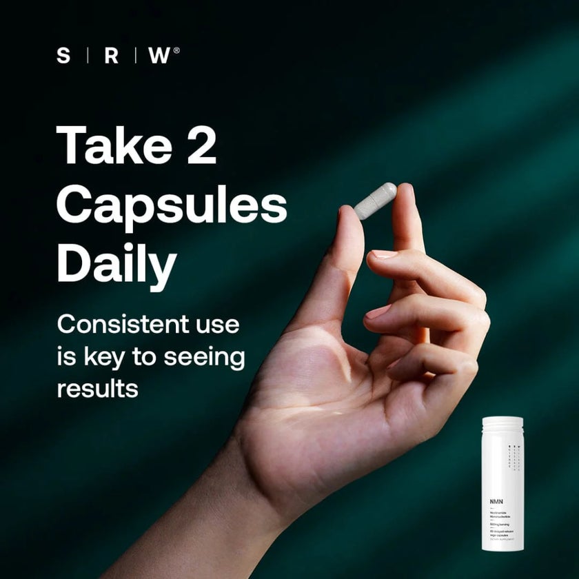 SRW Sil Cellular Energy NMN Capsules, Healthy Aging - 60 Capsules