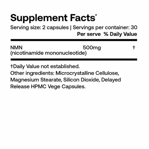 SRW Sil Cellular Energy NMN Capsules, Healthy Aging - 60 Capsules