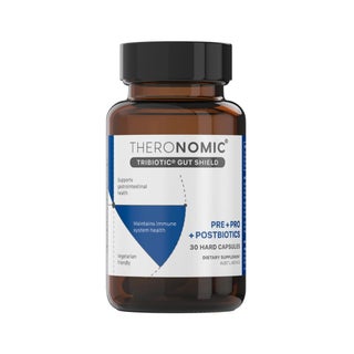Theronomic Tribiotic Gut Shield Hard Capsules, Gut Health - 30 Capsules
