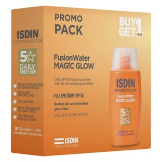 Isdin Fotoprotector SPF 50 Fusion Water Magic Glow - Promo Pack