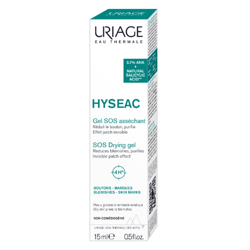 Uriage Hyseac SOS Drying Gel, Blemish & Dark Spots - 15ml