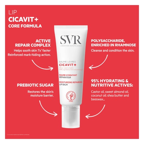 SVR Cicavit+ Moisturizing Reparing Lip Balm 10g