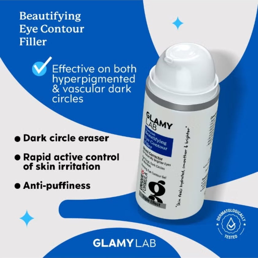Glamy Lab Beautifying Eye Contour Filler, Dark Circles - 30g