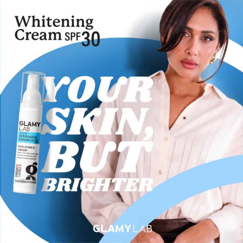 Glamy Lab SPF 30 Whitening Cream, Dark Spots & Pigmentation - 50g