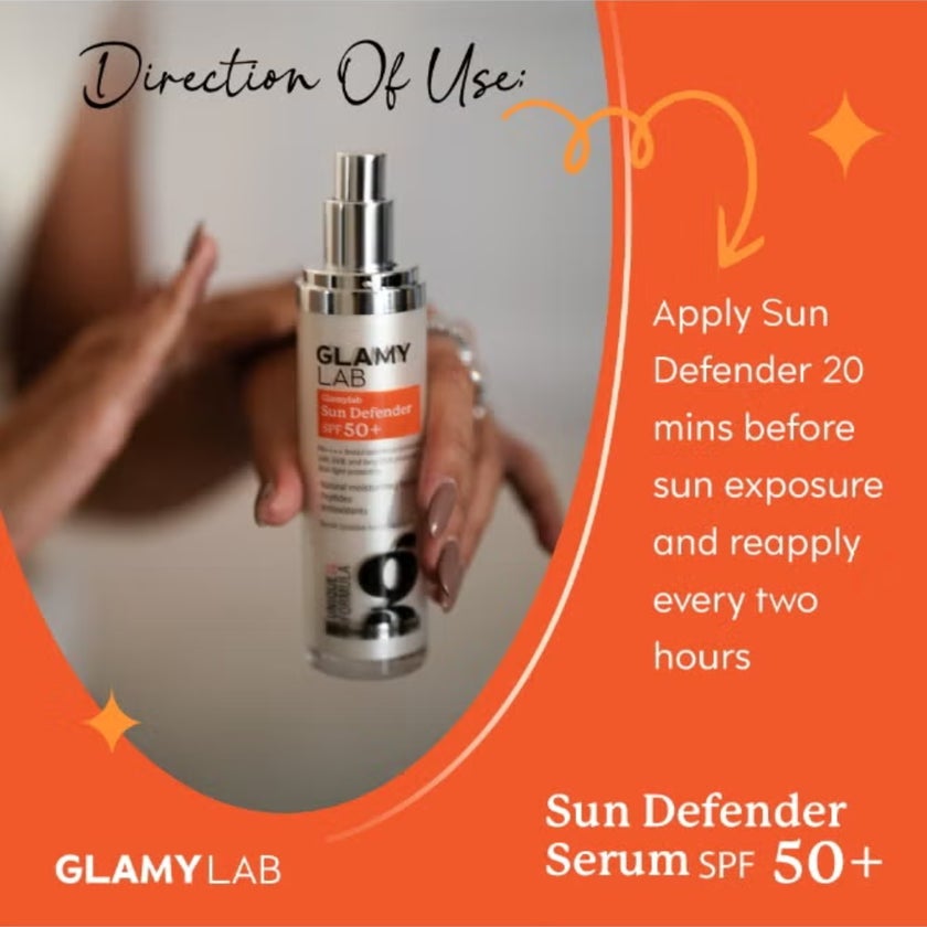 Glamy Lab SPF 50+ PA++++ Sun Defender - 50ml