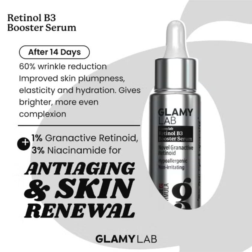 Glam Lab Retinol B3 Booster Serum - 30ml