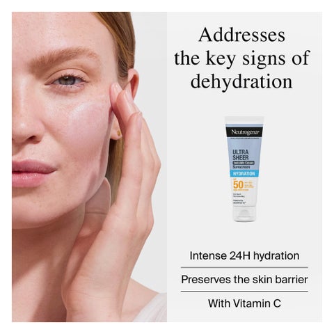Neutrogena Ultra Sheer SPF 50 Invisible Cream, Hydration - 50ml
