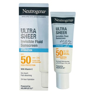 Neutrogena Ultra Sheer SPF 50 Invisible Fluid, Hydration - 50ml