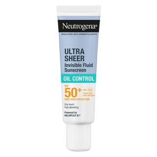 Neutrogena Ultra Sheer SPF 50+ Invisible Fluid, Oil Control - 50ml