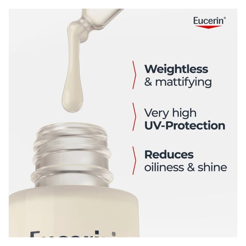 Eucerin SPF 50+ Oil Control Serum For Oily Acne Prone Skin 30ml