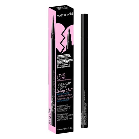 Wet n Wild Breakup Proof Wing Out Liquid Eyeliner - Ultra Black